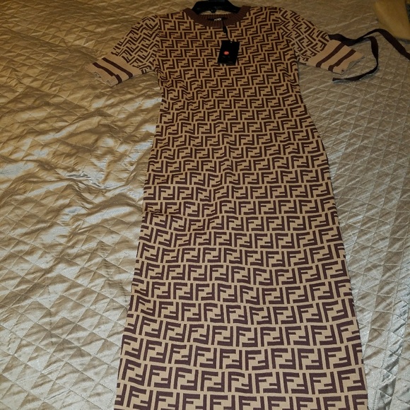 fendi monogram dress